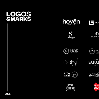 Logos & Marks Volume 1 brand identity graphic design logo logo design logotype minimalist mordern professional typography visual identity