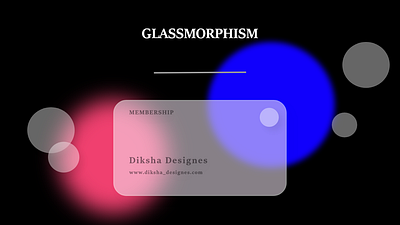 Glassmorphism_Card Design card design glassmorphism ui uiux