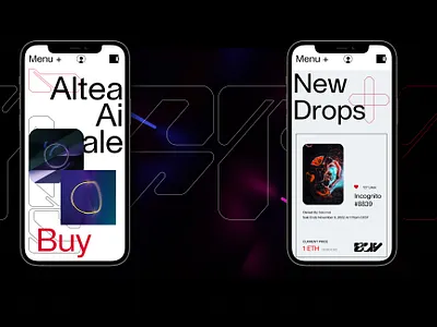 NFT One branding design logo nft website