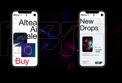 NFT One branding design logo nft website