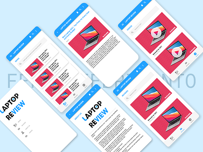 Laptop Review Apps ui ux