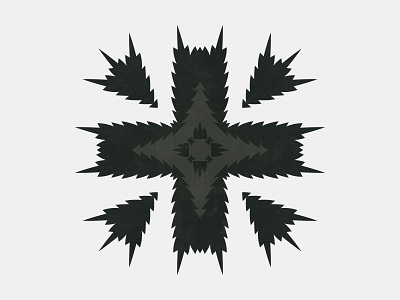 Cannabis Leaf Cross (Black) 420 black canna cannabis cbd cross crosses dope drug foliage ganja hemp leaf leaves marijuana nature organic plant symbol weed