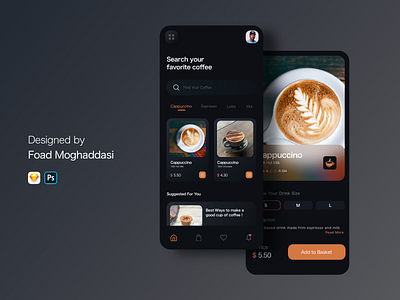 its coffee time design product design sketch ui