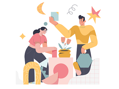 Building Future Together illustration