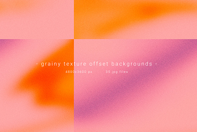 Grainy texture offset backgrounds set background bright color colorful design grain graphic design noise set of backgrounds