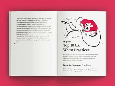 Art and Science of Customer Experience Illustrations customer customer experience cx practices editorial fight illustration illustrator pagination snake