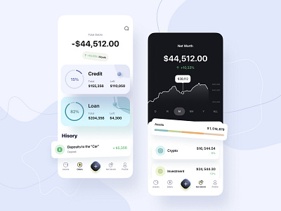 Tracka app app bank banking branding clean concept dailyui design finance flat illustration portfolio profile ui ux wallet