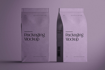 Paper Packaging Mockup branding container design doypack flour food free freebie graphic design identity illustration mockup packaging packaging mockup paper paper packaging photoshop pouch product product paper