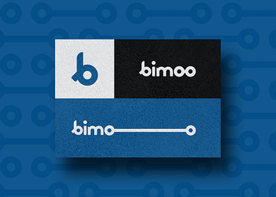 Bimoo - Logo blue brand logo logotype visual identity