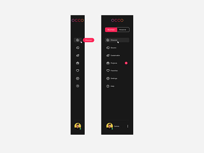 Sidebar design design figma design menu minimal sidebar ui ux