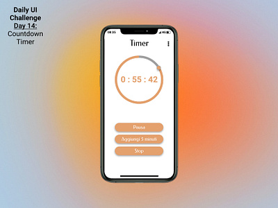 Daily UI - 014: Countdown Timer app design figma graphic design illustration ui ui design