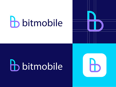 Bitmobile - B letter modern minimalist logo design for branding app icon b letter brand identity branding business logo creative logo letter logo logo logo mark logobrand logoconcept logodesign logodesigner logoinspiration logotype minimalist logo modern logo professional logo ui website logo