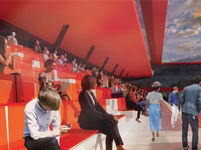 SPORTS COMPLEX IN GULBENE | COMPETITION PROJECT 3d architecture building city competition design multifunction sportscomplex urbanplanning