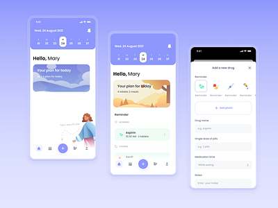 Medical app | Mobile App app concept design medical uiux ux