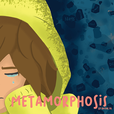 Metamorphosis comic depression digital art graphic design illustration mental health