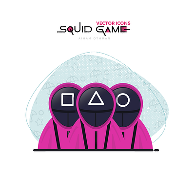 squid game icon branding designers graphic design icon icons illustrator logo logoao logos logoui motion graphics ux vector