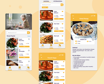 Iresep - A Recipe Mobile App mobiledesign recipeapp userexperience userinterface