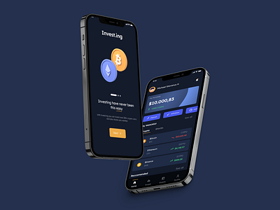 Investing mobile app 3dicons bitcoin crypto cryptocurrencies ethereum invest investing investingmobileapp mobile app solana stocks ui ui design uiux uix ux