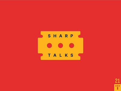 Sharp Talks app icon branding design illustration logo logo design logotype minimal vector