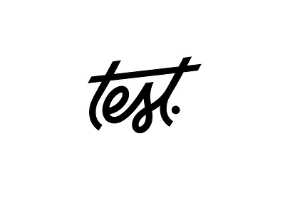 test. branding design icon logo type vector