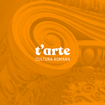 t'arte | Cultura Romana art brand branding culture design italian italy logo logodesign logomark logotipo logotype mark minimal rome typo typography