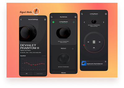 Sound Control App app design control control design design mobile app design sound app design sound control sound control app sound control design sound control ui sound design sound ui ui ui design uiux user interface user interface design