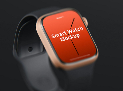 Smart Watch 7 Mockup abstract app clean device display mockup presentation realistic screen simple smart smart watch smart watch 7 smartphone smartwatch theme ui ux watch web