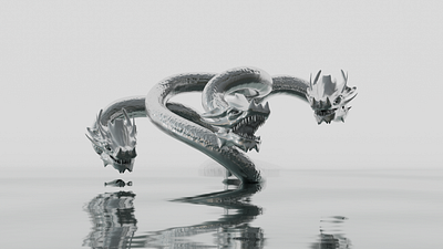 Hydra 3d blender creature design hydra illustration modelling render sculpting