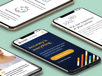 DFIN Website revamp b2b finance fintech web design website