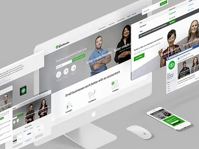 QuickBooks - Find-an-accountant web and digital experience accountant accounting b2b digital email fintech quickbooks saas ui web web design