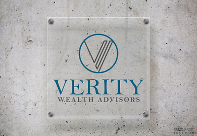 Verity Wealth Advisors Logo Design branding logo logodesign logos signage