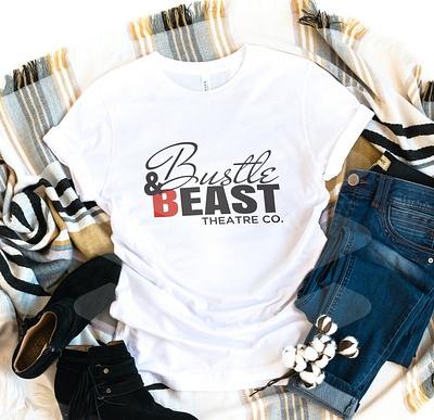 Bustle & Beast Theatre Co. Logo Design apparel branding graphic design logo logo designer logos tshirt design