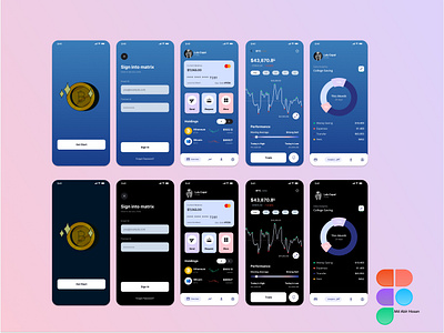 CRYPTO APP UI DESIGN app design typography ui ui ux uiux ux