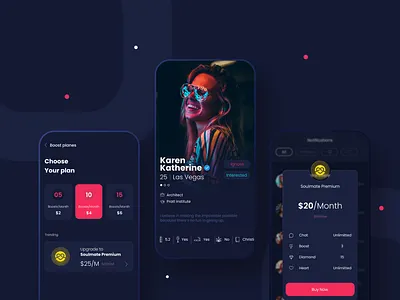 Dating App UI app chatting clean dating datingapp design finder innovation matching messenger app minimal minimalist mobile tinder ui ux