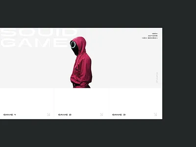 Squid game 🦑 animation clean graphic design grey inspiration interface kiev madeontilda minimal nocode russia squidgame tilda ui ukraine userexperience web webdesigner webdevelopment website