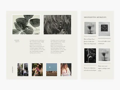 Moonsisters - Lifestyle E-commerce Home page - 3/4