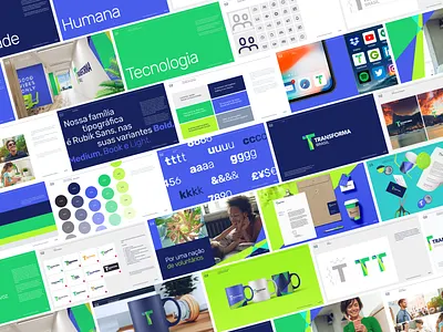 Brand book - Transforma Brasil brand design brandbook branding design figma graphic design identity illustration logo máquina do bem product design transforma brasil typography ui visual design