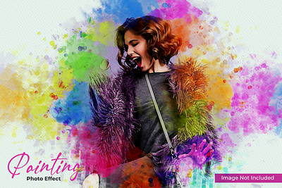 Colorful Painting Photo Effect customizable