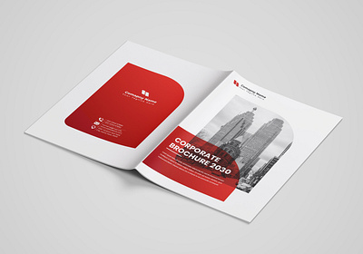 Corporate or Business Brochure Template branding graphic design presentation