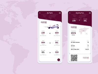 Boarding Pass app barcode boarding boarding pass branding design flight logo pass plane qr qrcode travel travel app ui web design webdesign