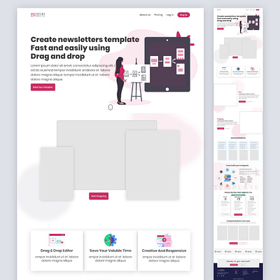 Speedy Newsletter - Newsletters Template Website UI UX Design animation branding code design illustration logo newsletter website raciodesigners ui uidesign ux uxdesign uxui webdesign website website designer website developer