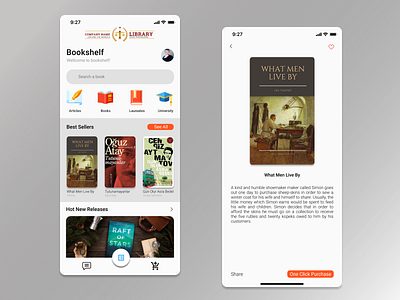 E-book Mobile App Design app design figma mobile ui ux