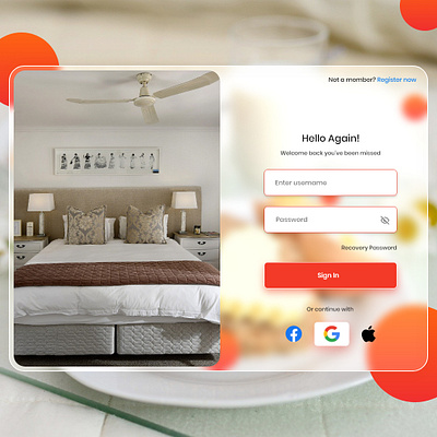 Hotel Logging Page UI UX Design branding design hotel illustration log login login page login ui login ui ux design logo raciodesigners sign in sign up sign up ui design ui ux uxdesign uxui webdesign website