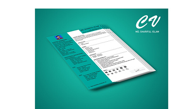 CV Design brand branding business curriculum vitae cv cv design design graphic design il illustration personal cv photoshop sharif