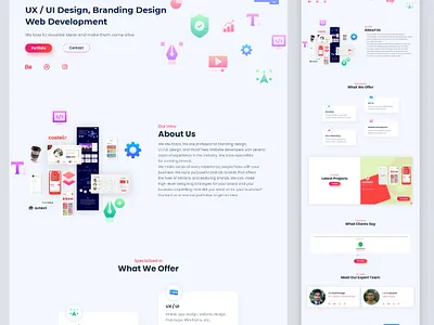 Personal portfolio website UI UX Design - Racio brand identifying branding design illustration logo raciodesigners rebrand redesign ui ui design uidesign ux uxdesign uxui web web designer web developer webdesign website wordpress