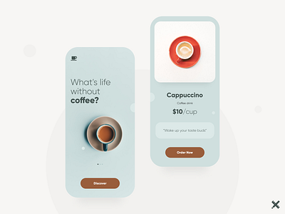 Coffee App Design app design branding clean coffee coffee shop design dribbble dribbble best shot minimal mobile product ui uidesign ux uxdesign