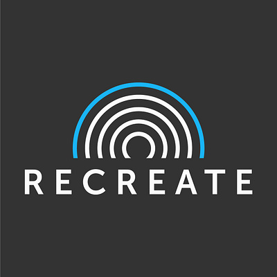 Recreate Solutions Logo branding design logo typography vector