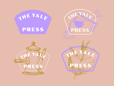 Yale Press logo branding coffee coffee logo coffee shop logo logo vintage