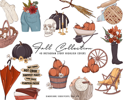 Fall clipart autumn pumpkin patch autumn clipart fall icons illustration instagram instagram highlights logo october png pumpkin