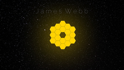 James Webb Telescope branding design graphic design illustration vector